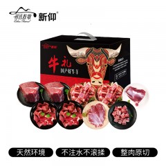 【祁连牧歌&新仰】牛羊肉生鲜D款礼盒4300g【国产清真顺丰发货】6972827000386偏远另加运费