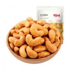 百草味 炭烧腰果 100g*3袋            偏远另算运费