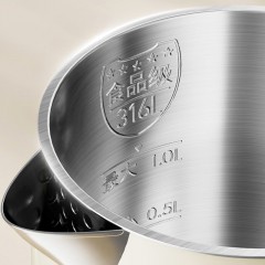 Joyoung家用多功能开水煲 电热水壶 热水壶开水壶316L不锈钢K10FD-W121 1L