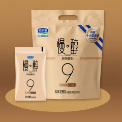 君乐宝慢醇酸奶150g×15袋原味炭烧   偏远另算运费