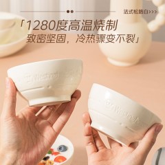 西屋（Westinghouse） 陶瓷碗餐具饭碗隔热小碗碟套装乔迁送礼盒 5件套 5头 WCFS05
