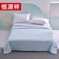 恒源祥TSB2065小福豆大豆夏凉被（蓝） 200*230cm  6937410933083