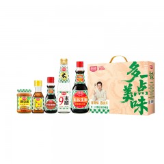 厨邦调味品多一点美味5件套手提礼盒装1130ml+210g 169型  6902902021173偏远另加运费