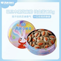 AKOKO巴旦木黑芝麻脆120g 6971099924550