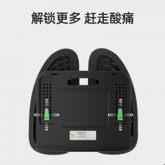 米乔双肺叶专利卡扣166透气孔10cm可调腰垫WP-4400黑色