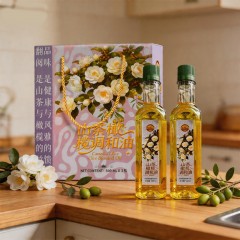 伊比萨山茶橄榄调和油500ml*2礼盒6940445901859  偏远另收费