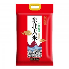 十月稻田祥云纳福东北大米5kg  6970093768399