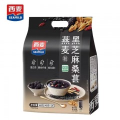 西麦 药食同源黑芝麻桑葚燕麦片枸杞核桃谷物早餐代餐饱腹560g